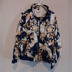 Vintage London Fog Jacket  XL Track Windbreaker Sailing Nautical Large Unisex